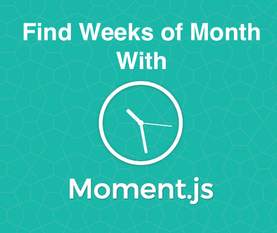 find Weeks of the Month
