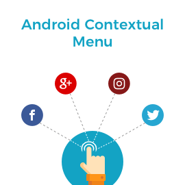 contextual menu in android