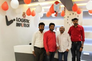 Logistic Infotech Directors celebrating Christmas