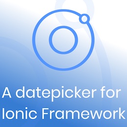 ionic4 datepicker