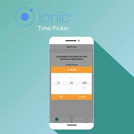 ionic timepicker component