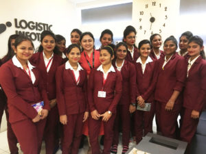 Students visit Logistic Infotech