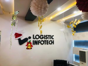 Christmas Celebration Office decoration - Logistic Infotech