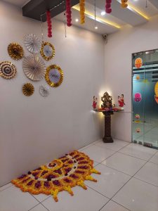 Diwali 2021 Office Decor - Logistic Infotech