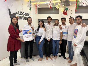 Christmas Craft Competition Winner Team - Logistic Infotech