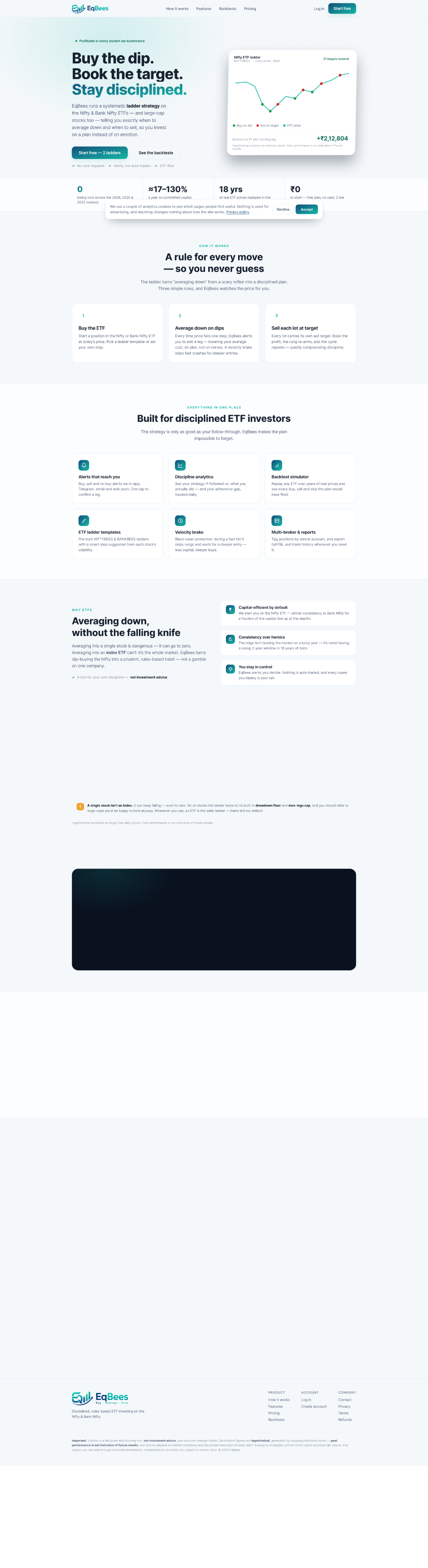 EqBees product screen